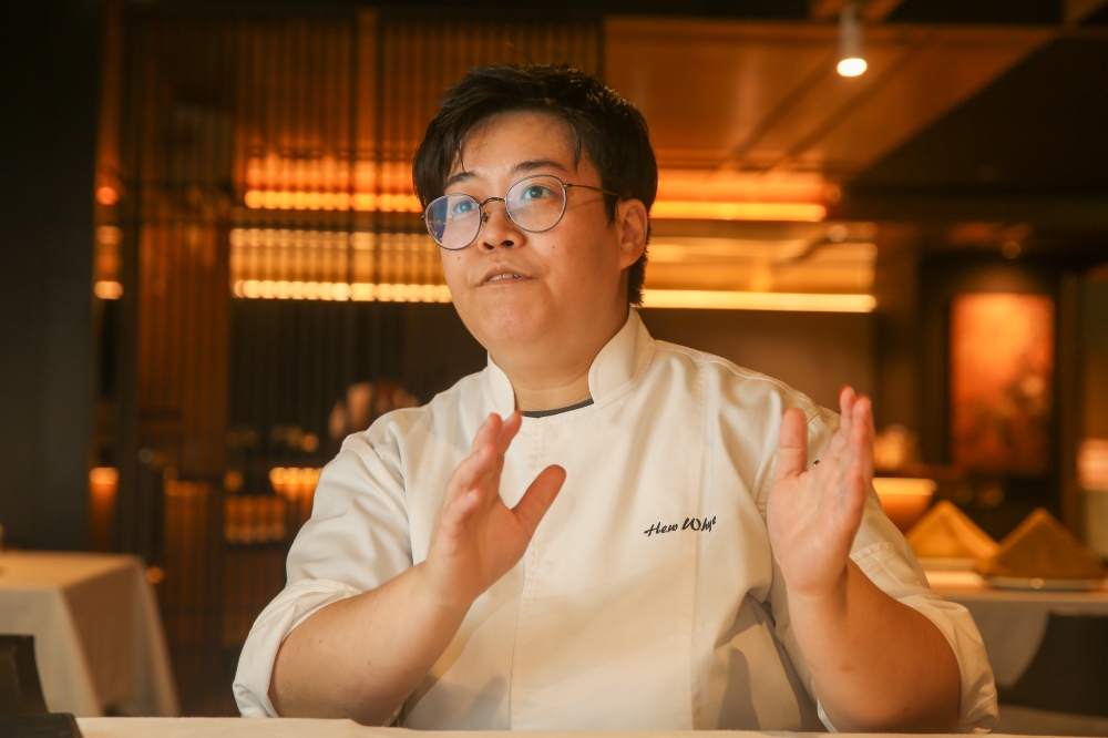 277512 One of Foong’s first jobs was interning for restaurateur Wong Yin How, and by chance in 2021, their paths crossed again. — Picture by Choo Choy May