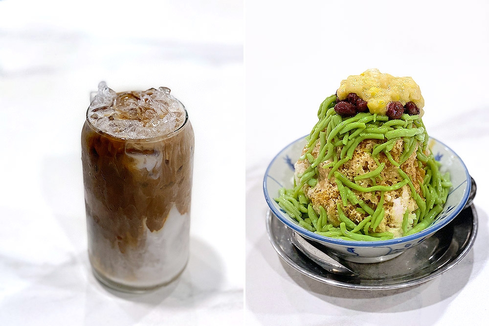277844 Icy Coconut Kopi (left). Cendol (right). — Pictures by CK Lim