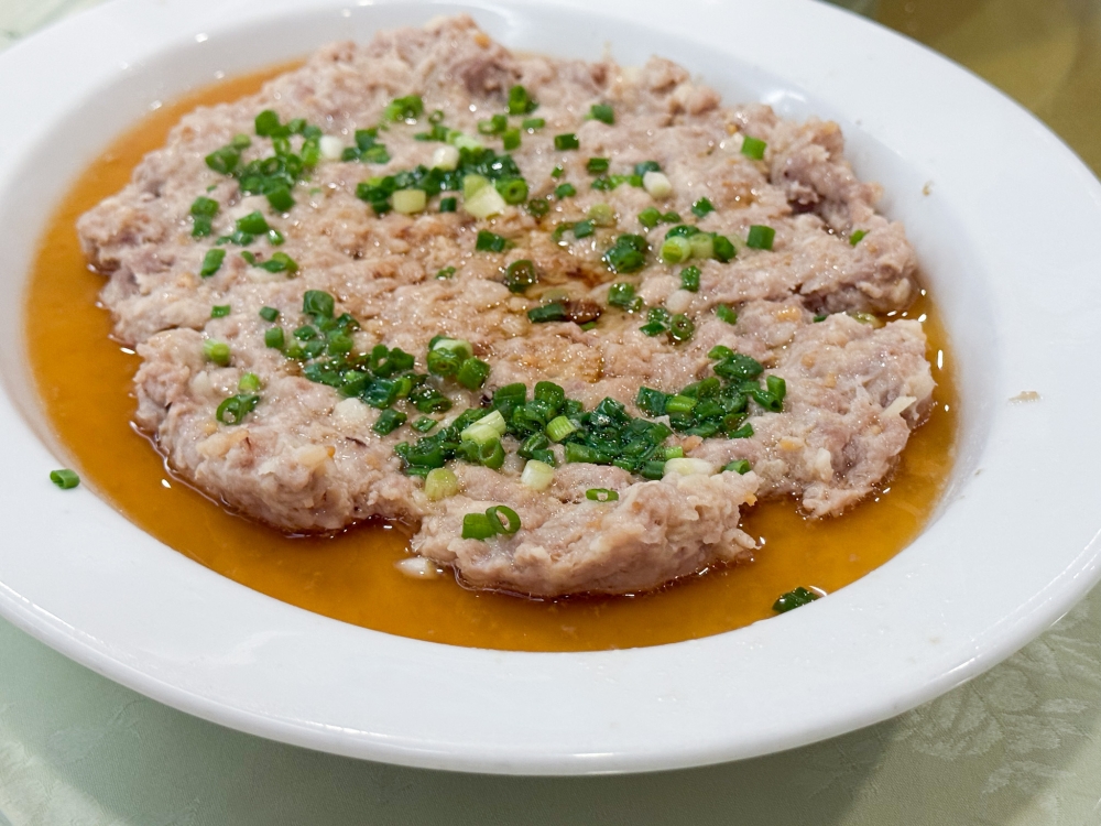 278018 Steam Minced Pork is a rice killer dish, where that pork patty with sauce will have you asking for second helping of rice. — Picture by Lee Khang Yi