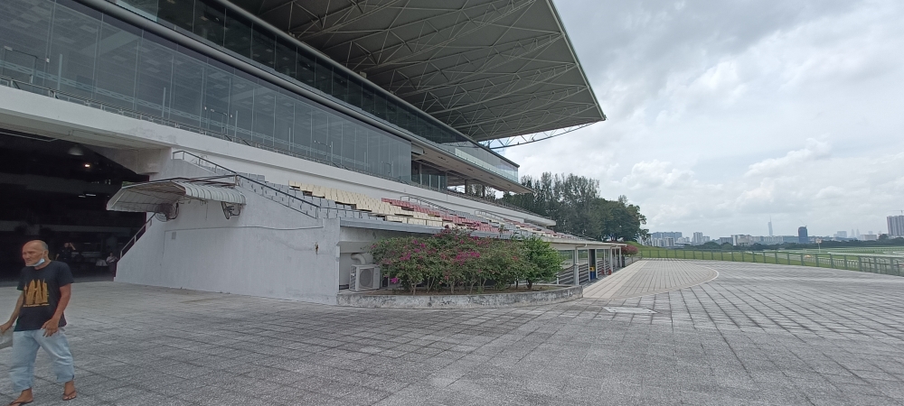 The grandstand, once filled with thousands of spectators on weekends, now sits largely empty. — Picture by R. Loheswar