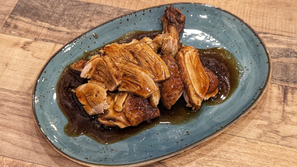 A small portion of braised duck at Mr Duck Teowchew Braised. — Picture by Ethan Lau