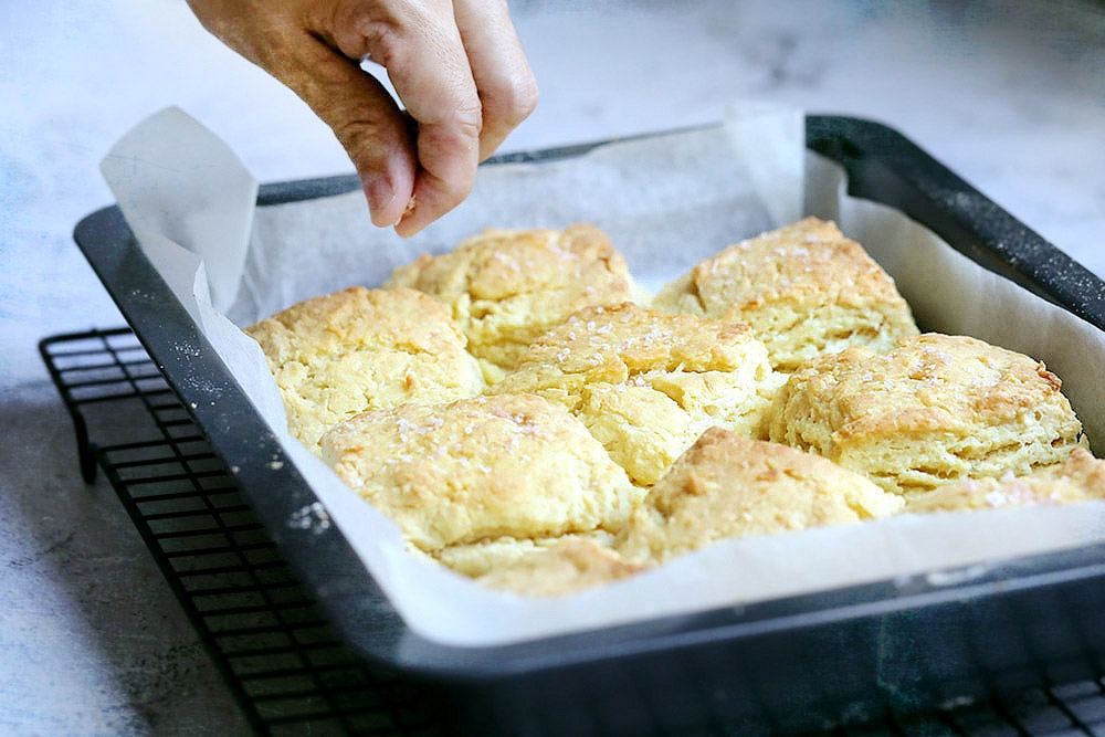 Sprinkle flaky sea salt to finish. — Picture by CK Lim