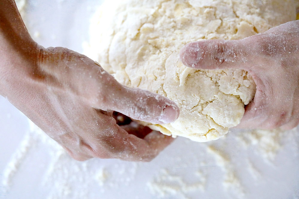 Fold the dough. — Picture by CK Lim