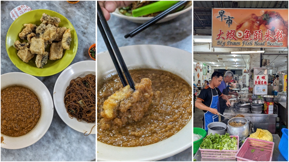 271631 Fried fish ‘bee hoon’ with a one-of-a-kind sauce at Kedai Kopi Goh Chew.