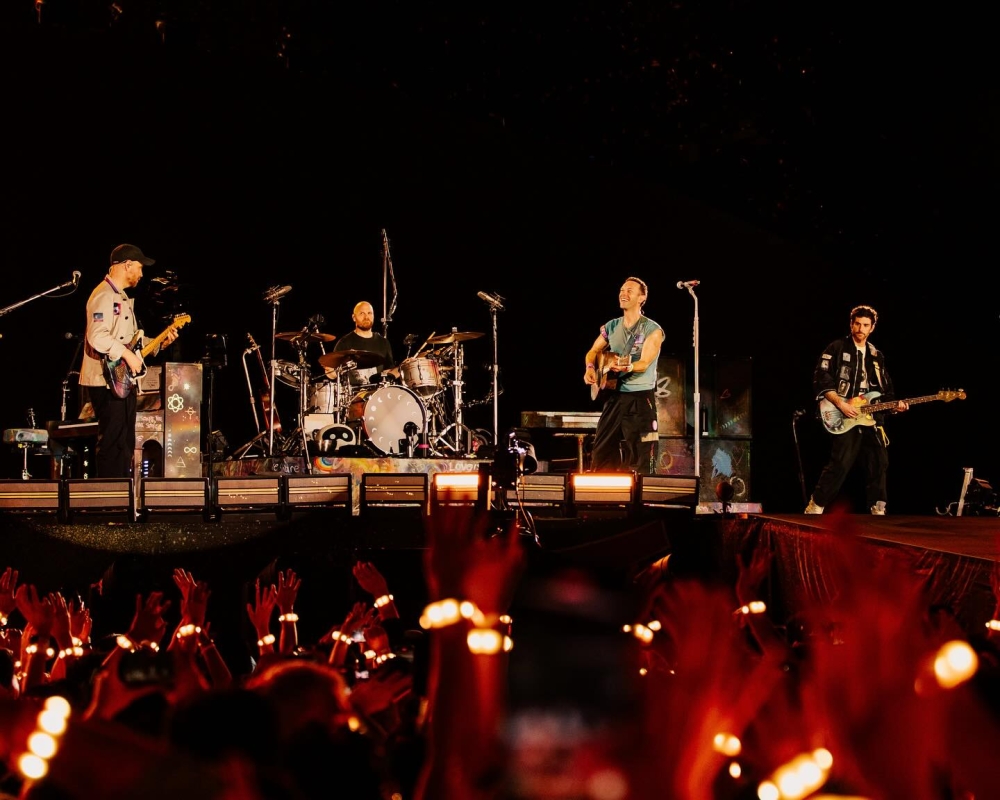 Coldplay’s sold-out gigs on April 8, 9, 11, and 12 also marked a milestone: the band was the first to perform at the HK$30 billion Kai Tak Sports Park’s 50,000-seat stadium, which officially opened in March after six years of construction. — Picture via Facebook/Coldplay