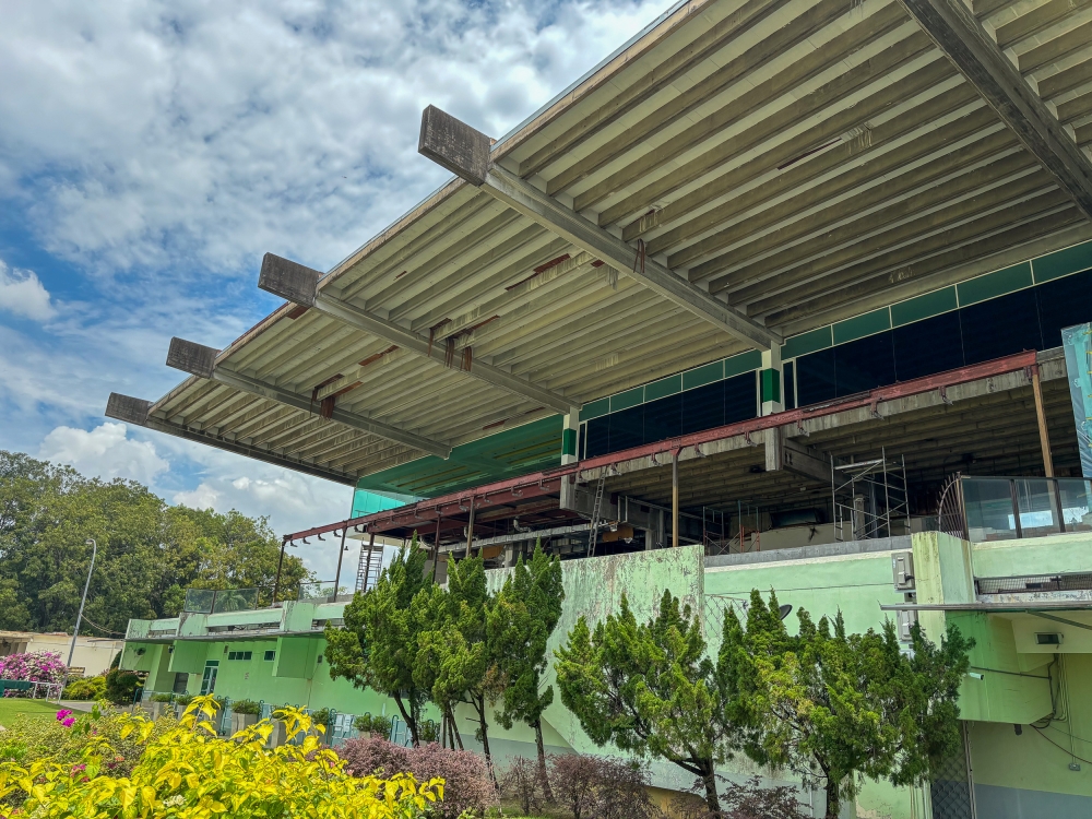 275714 A general view of the converted grandstand at the Perak Turf Club in Ipoh, on May 7, 2025. — Picture by John Bunyan.