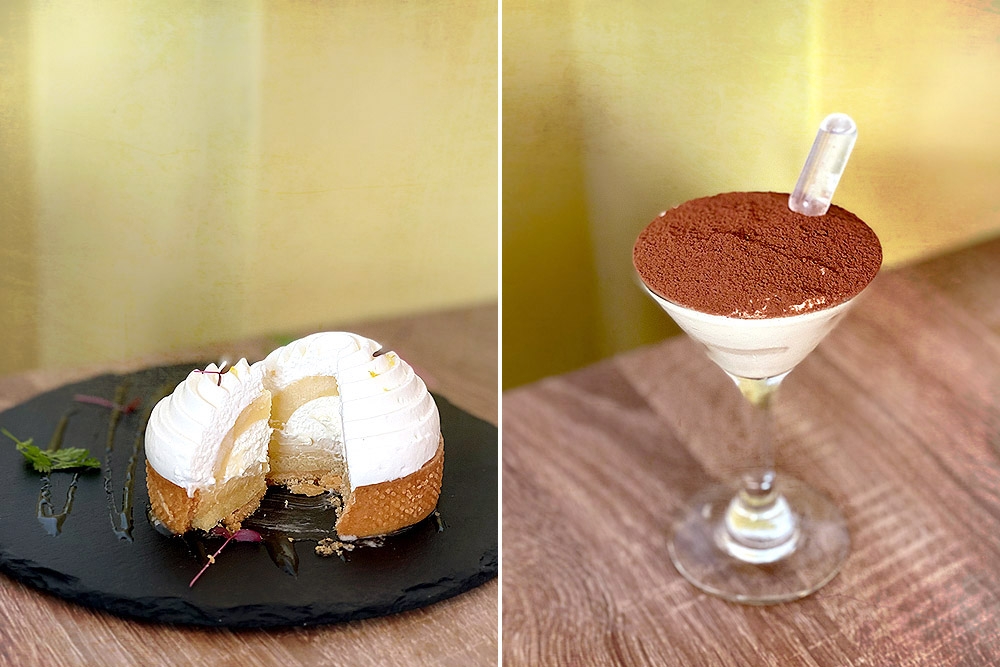 277340 Lemon Yuzu Tart (left) and Tiramisu (right). — Pictures by CK Lim
